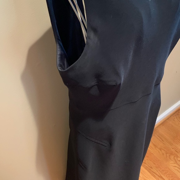 CALVIN KLEIN Black Sheath Dress - Size 14 - Picture 8 of 8